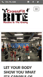 Mobile Screenshot of crossfitrite.com