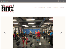 Tablet Screenshot of crossfitrite.com